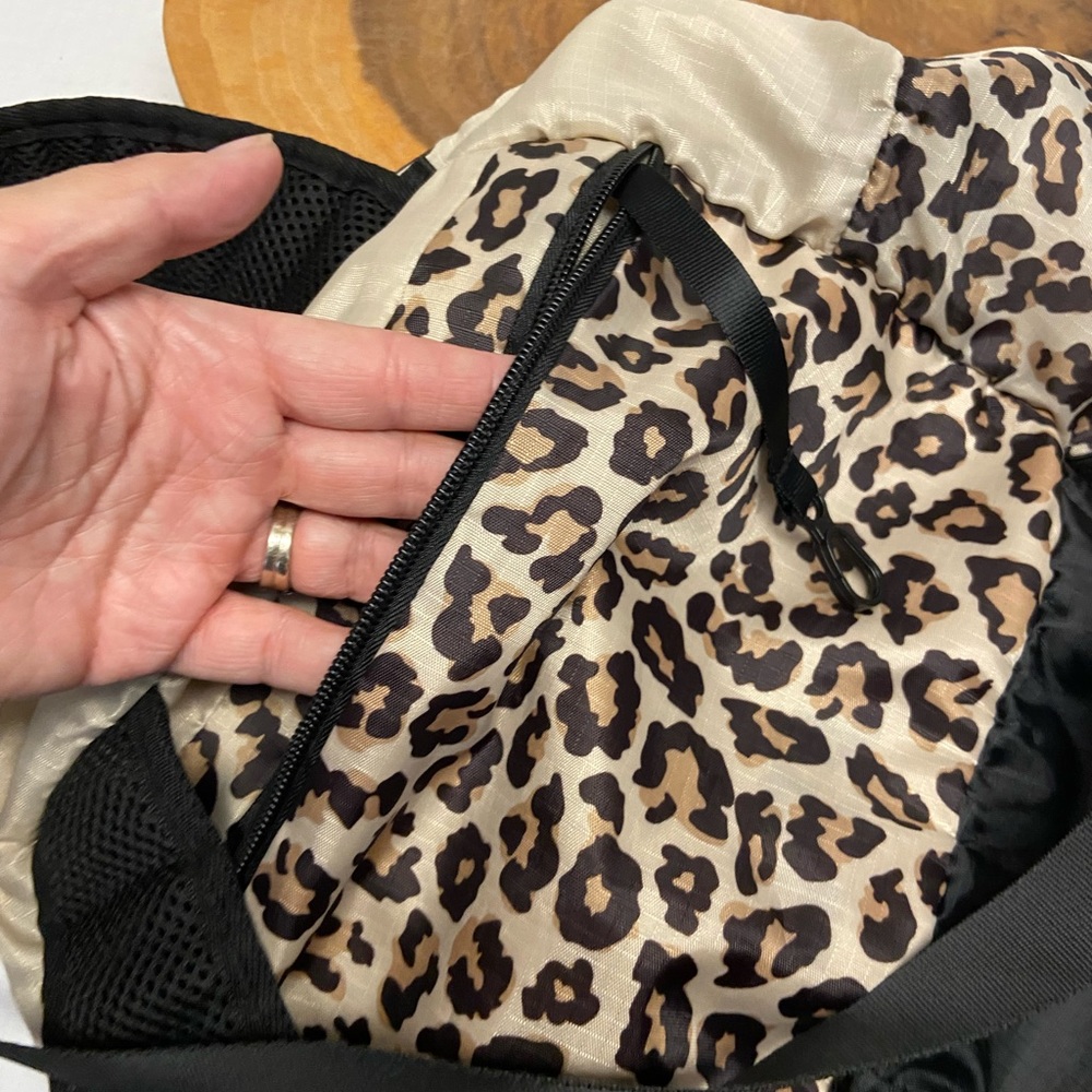 Apl Packable Cheetah Print Backpack - image 5